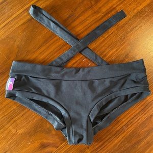 Black Pole Dancing Shorts
